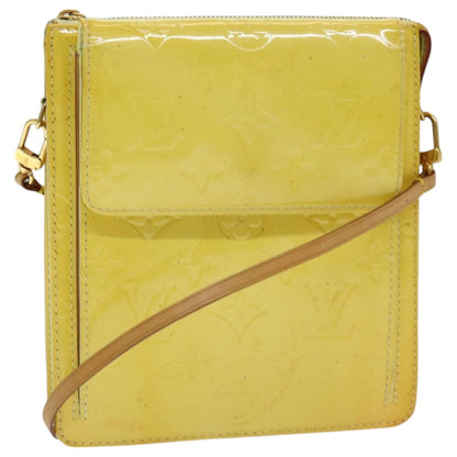 Louis Vuitton Thompson Street Handbag Monogram Vernis, YELLOW, PATENT_LEATHER, Clutche & pouche