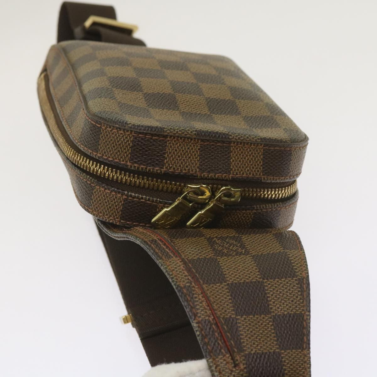 Louis Vuitton Geronimos Waist Bag Damier, BROWN, CANVAS, Shoulder bag
