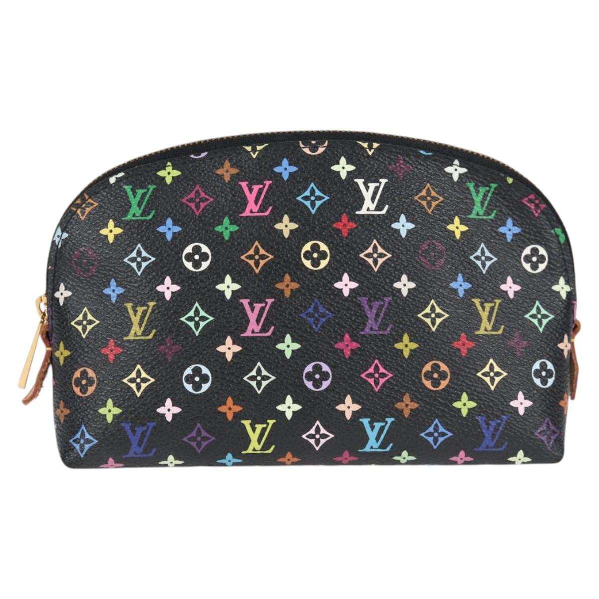 Louis Vuitton Cosmetic Pouch Monogram Multicolor, MULTICOLOUR, CANVAS, Toiletry Case