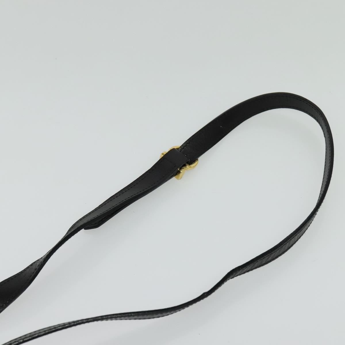 Salvatore Ferragamo Vala Shoulder Bag Leather, BLACK, LEATHER, Shoulder bag