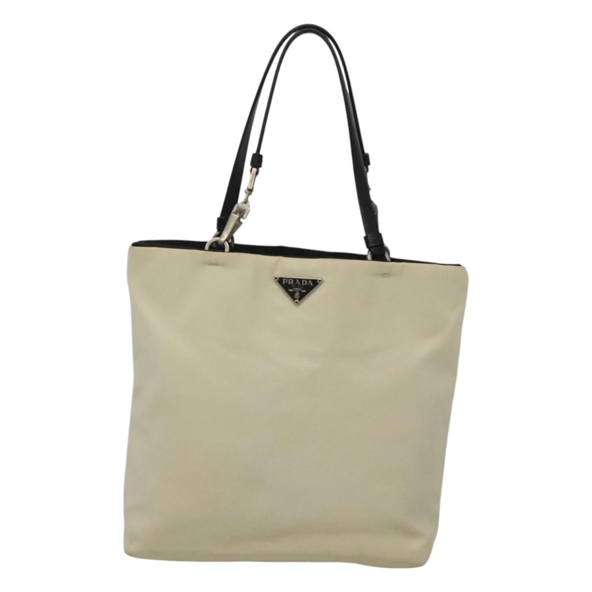 Prada Vintage Handbag Tessuto, ECRU, NYLON, Handbag