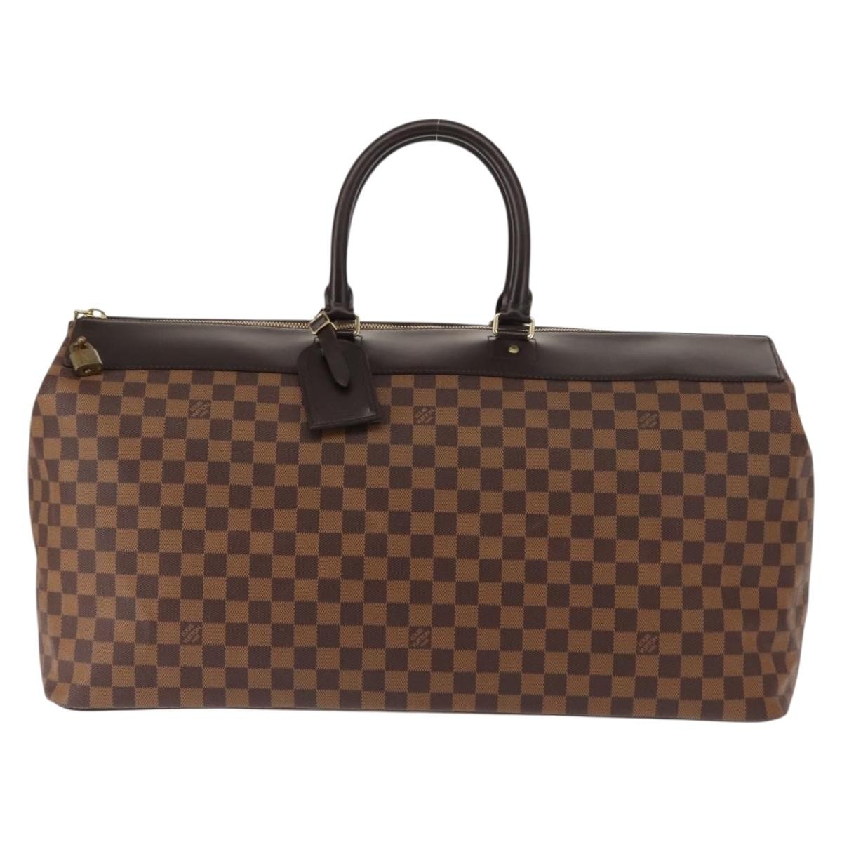 Louis Vuitton Greenwich Travel Bag Damier, BROWN, CANVAS, Travel bag