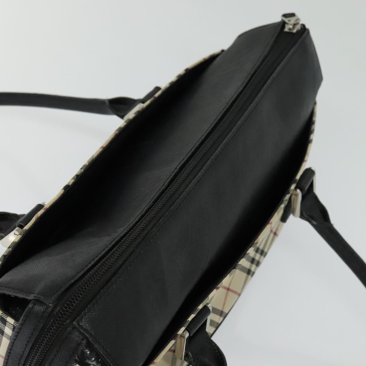 Burberry Nova Check Handbag Nova Check Canvas and leather, BEIGE, CANVAS, Handbag