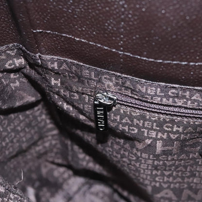 Chanel Chocolate Bar Coco Mark handbag Caviar skin, BROWN, LEATHER, Handbag