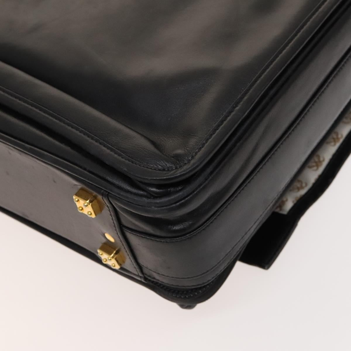 Loewe Anagram Business Leather, BLACK, LEATHER, Briefcase