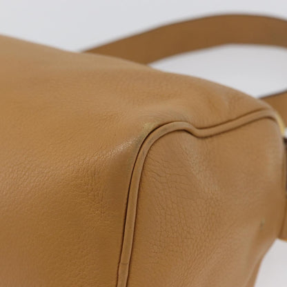 Prada Vintage Shoulder Bag Leather, BROWN, LEATHER, Shoulder bag