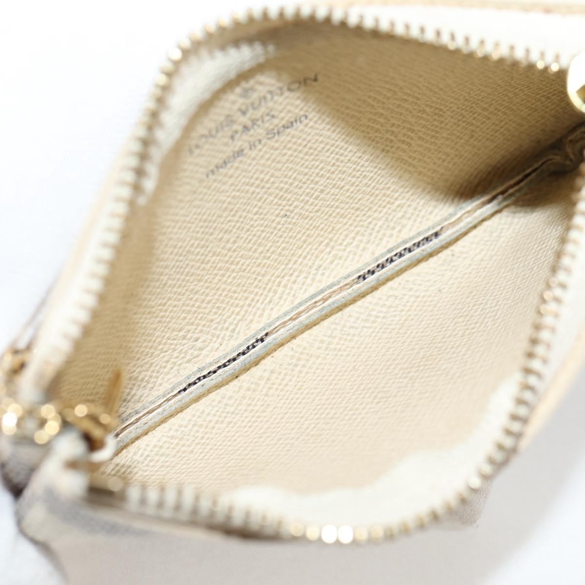 Louis Vuitton Pochette clés NM Canvas, WHITE, CANVAS, Wallets