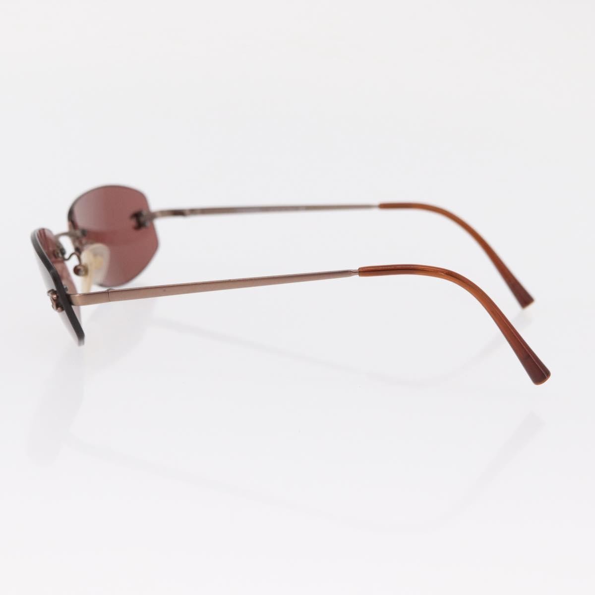 Chanel Logo CC Sunglasses Metal, BROWN, METAL, Sunglasse