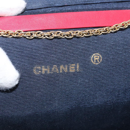 Chanel Vintage Clutch Leather, RED, LEATHER, Clutche & pouche