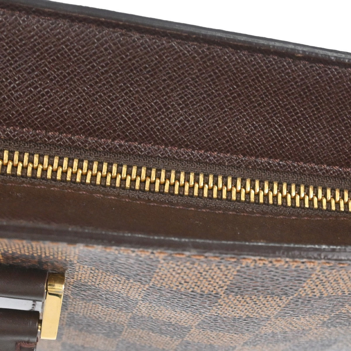 Louis Vuitton Venice Sac Plat Bag Damier, BROWN, CANVAS, Tote bag