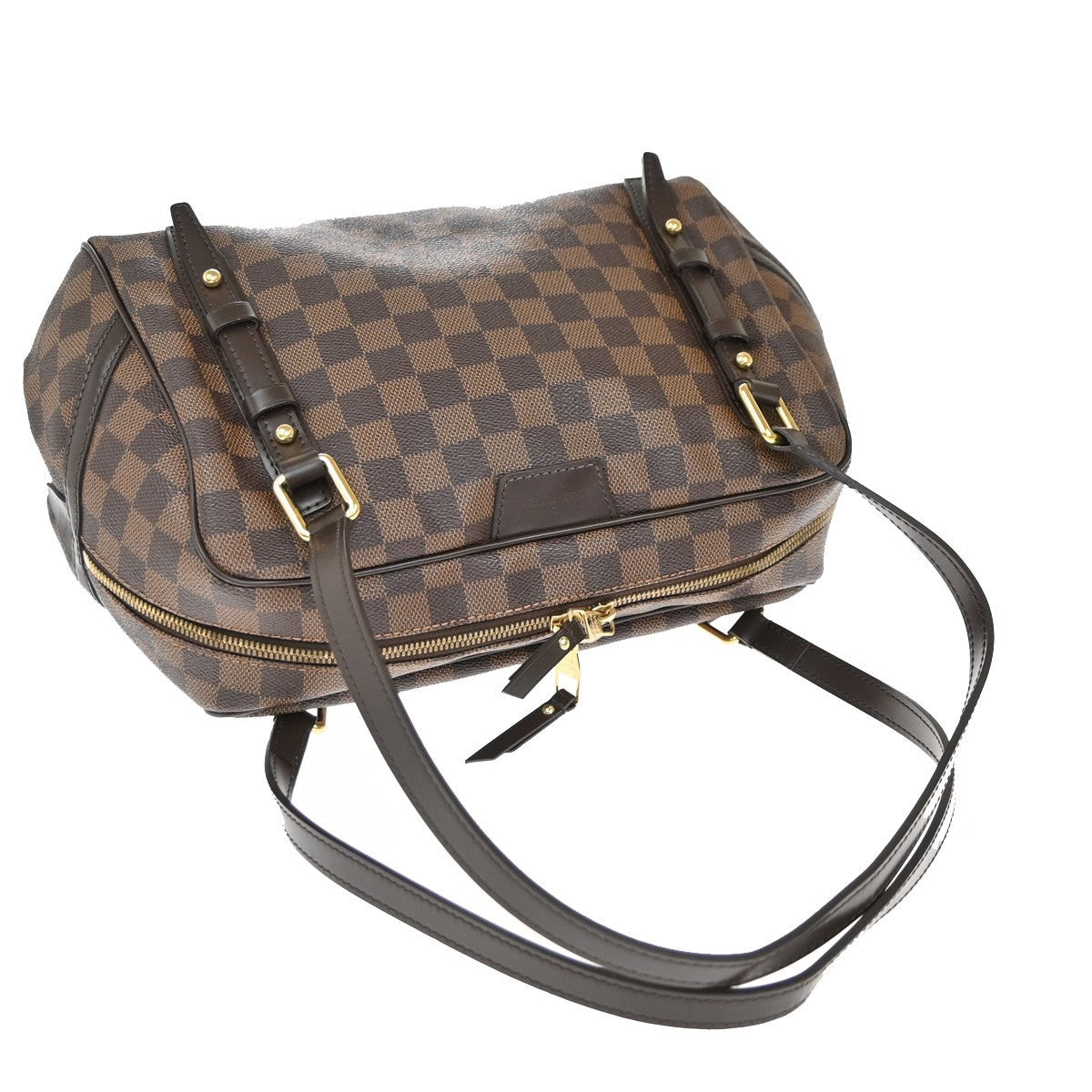 Louis Vuitton Rivington Satchel Damier, BROWN, CANVAS, Shoulder bag
