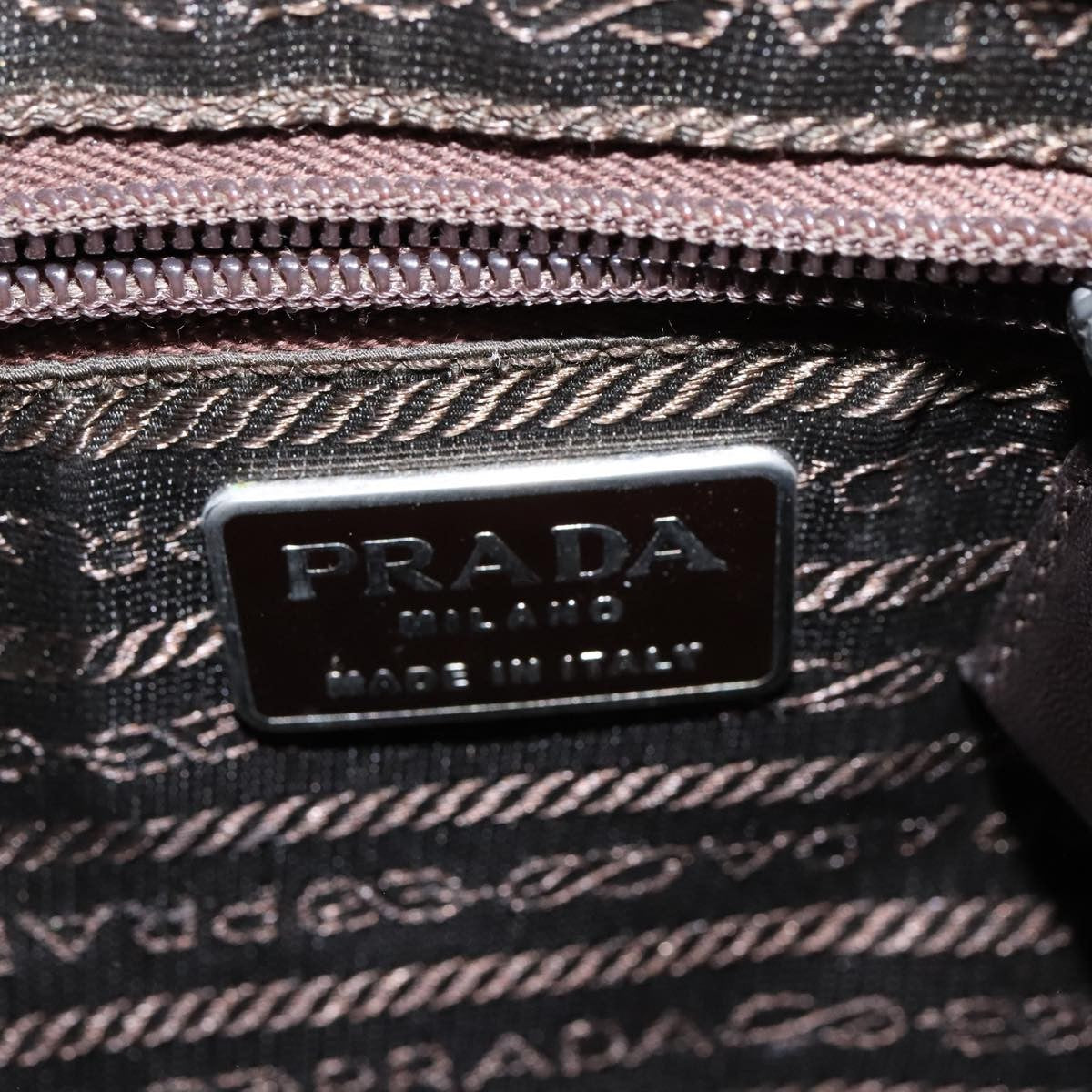 Prada Vintage Shoulder Bag Leather, BEIGE, LEATHER, Shoulder bag