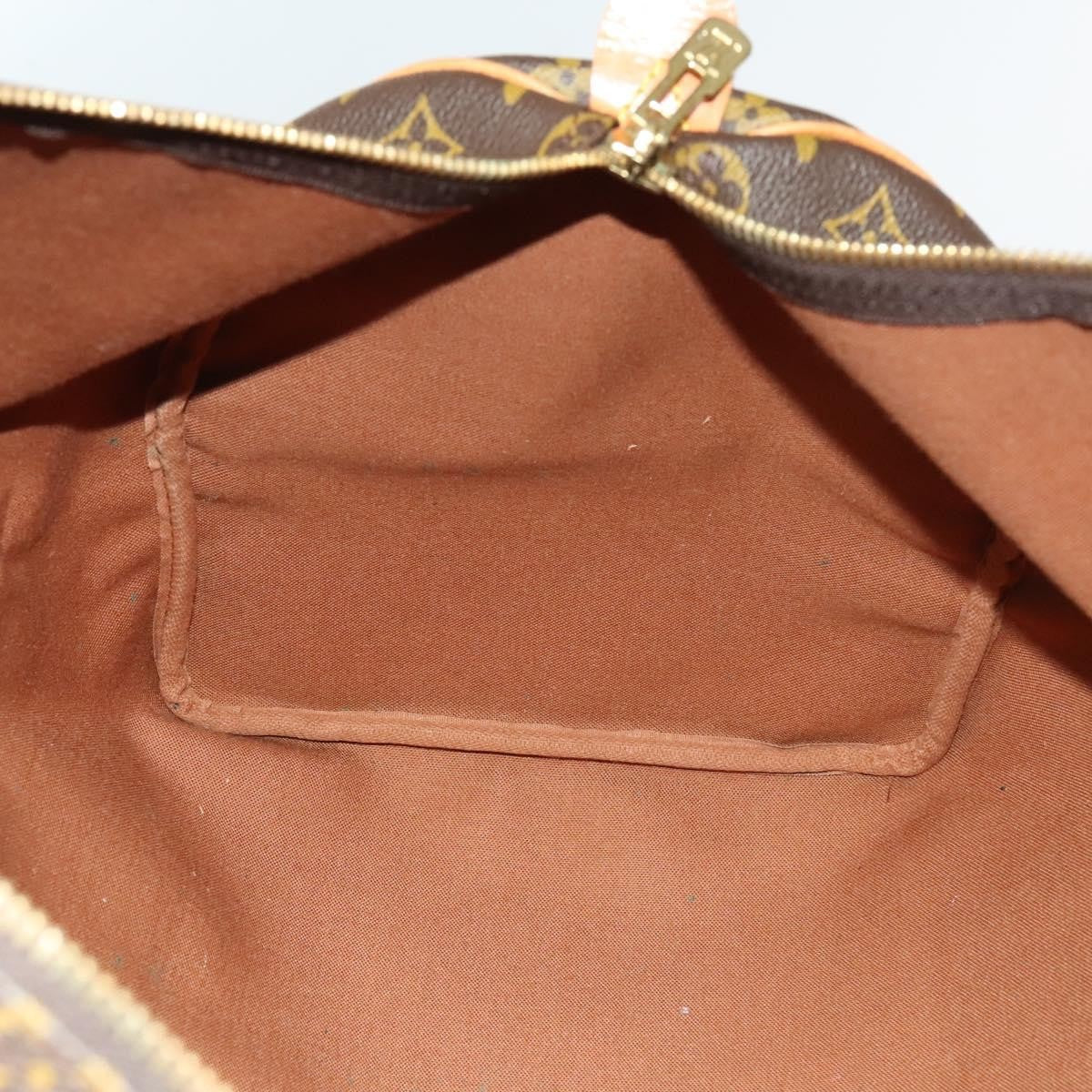 Louis Vuitton Keepall Bag Monogram Canvas, BROWN, CANVAS, Travel bag