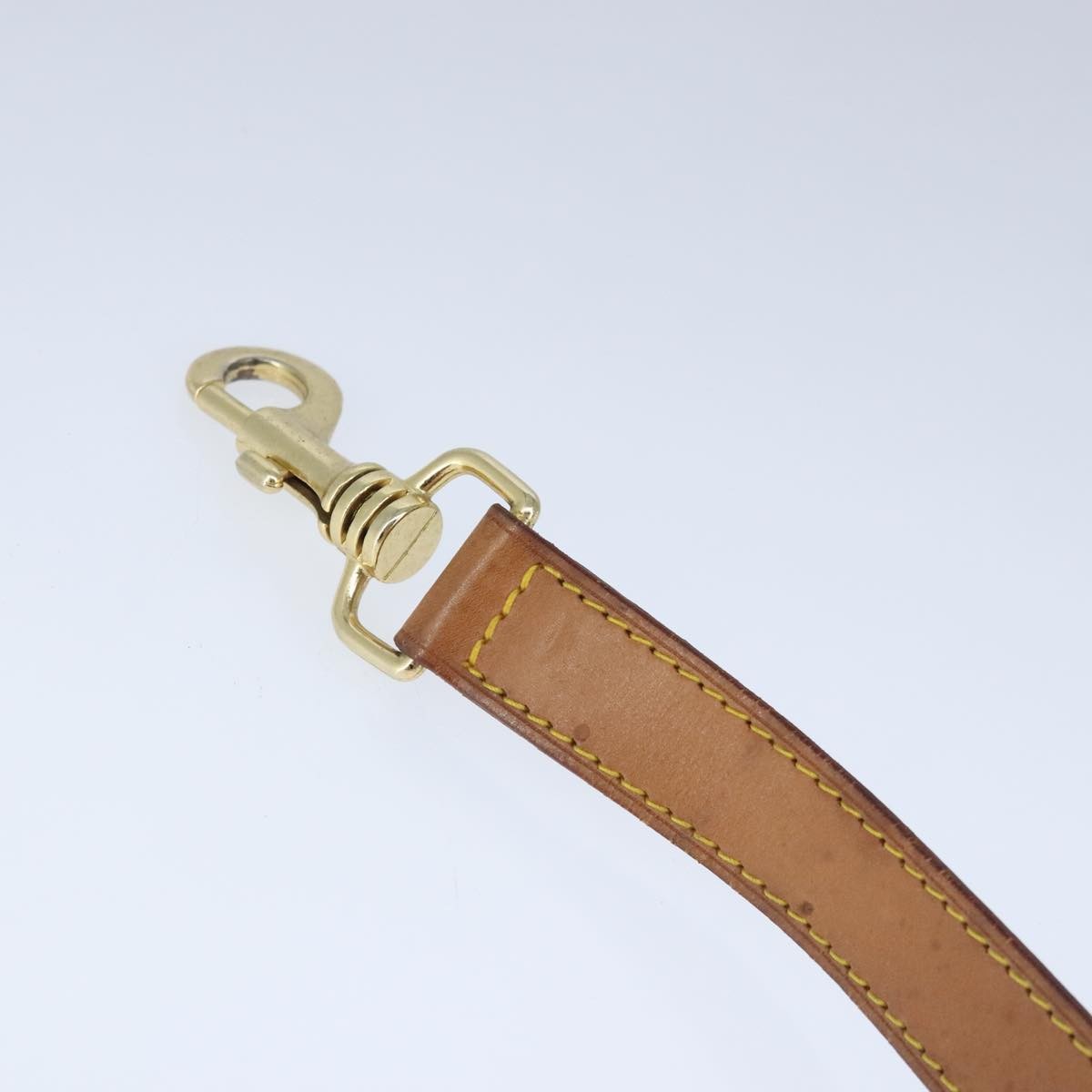 Louis Vuitton Adjustable Shoulder Strap Vachetta Leather, BEIGE, LEATHER, Straps