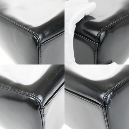 Christian Dior Vintage Lady Dior Patent Patent leather, BLACK, PATENT_LEATHER, Tote bag