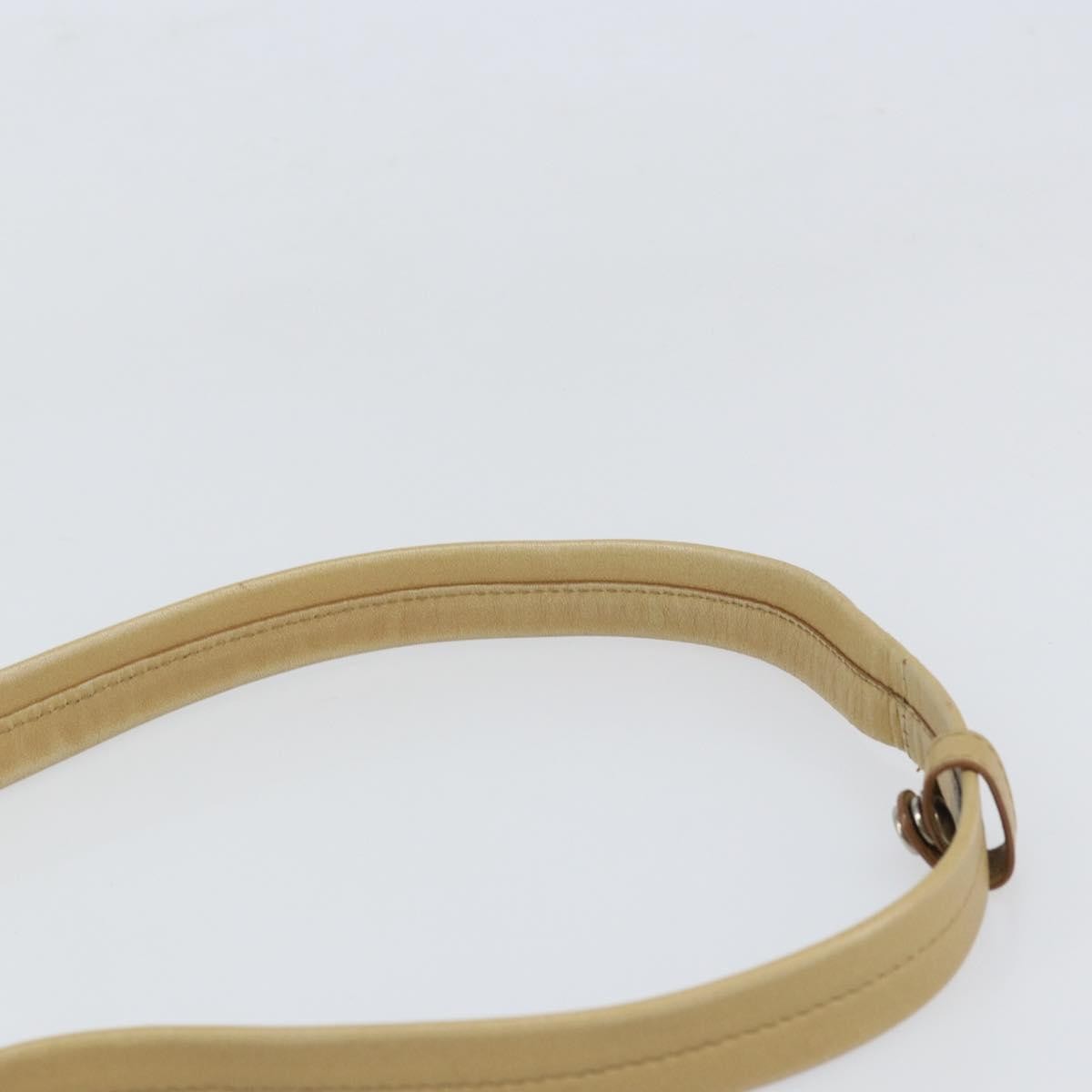 Celine Vintage Shoulder Bag Leather, BEIGE, LEATHER, Shoulder bag