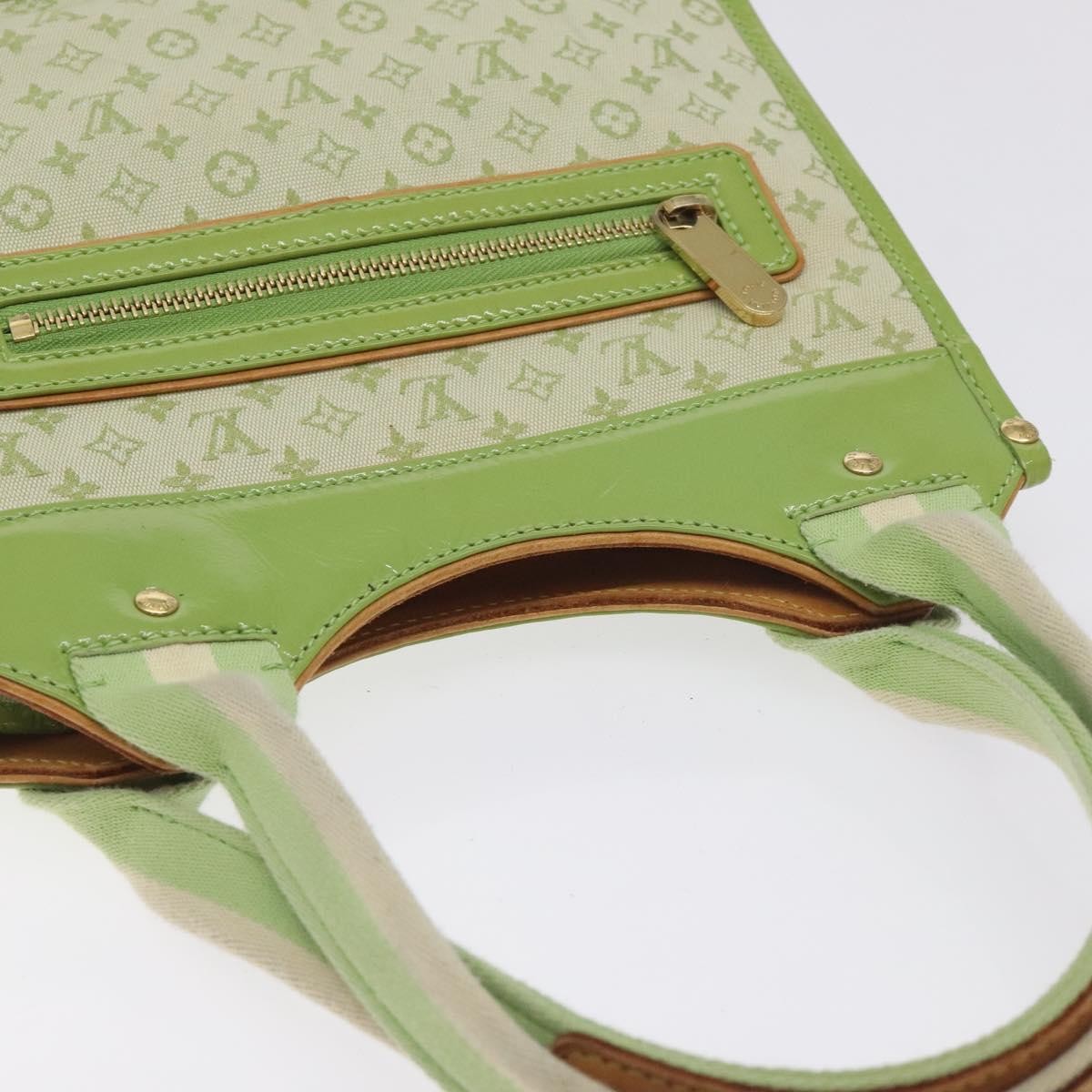 Louis Vuitton Kathleen Tote Mini Lin, GREEN, CANVAS, Handbag