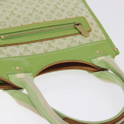 Louis Vuitton Kathleen Tote Mini Lin, GREEN, CANVAS, Handbag