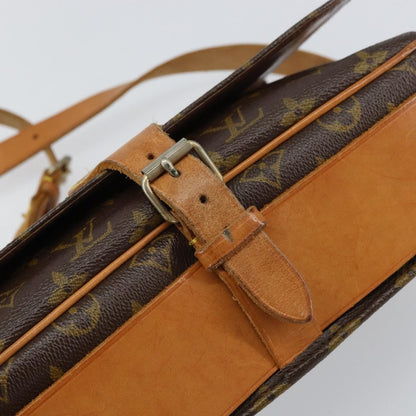 Louis Vuitton Cartouchiere Handbag Monogram Canvas, BROWN, CANVAS, Shoulder bag