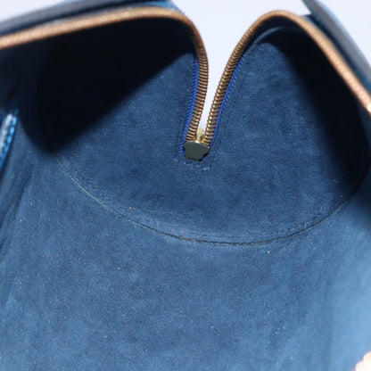 Louis Vuitton Soufflot Handbag Epi Leather, BLUE, LEATHER, Shoulder bag