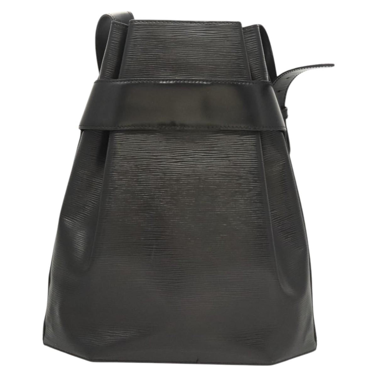 Louis Vuitton Vintage Sac d'Epaule Handbag Epi Leather, BLACK, LEATHER, Handbag