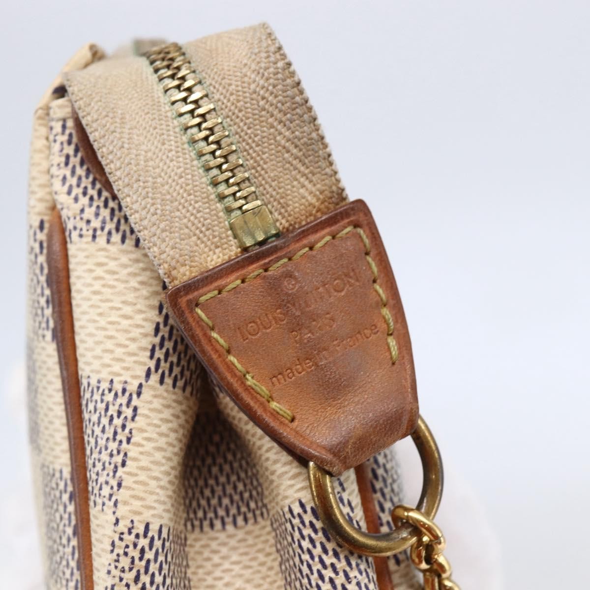 Louis Vuitton Eva Handbag Damier, BEIGE, CANVAS, Handbag