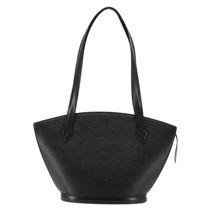 Louis Vuitton Saint Jacques Handbag Epi Leather, BLACK, LEATHER, Shoulder bag