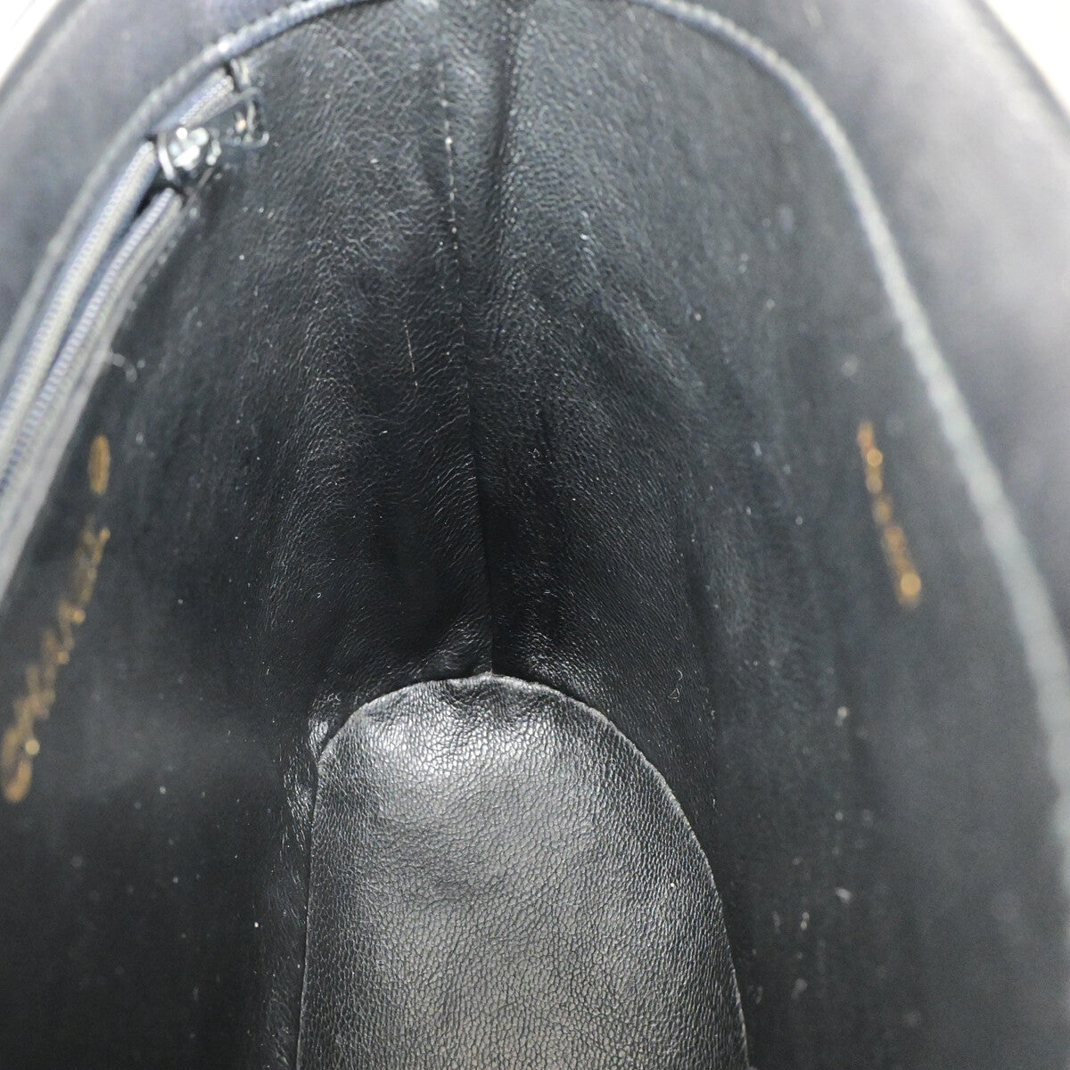 Chanel Vintage Tassel Box Bag Quilted Leather, BLACK, LEATHER, Shoulder bag