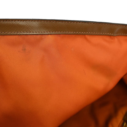 Prada Vintage Tote Tessuto, BROWN, NYLON, Tote bag