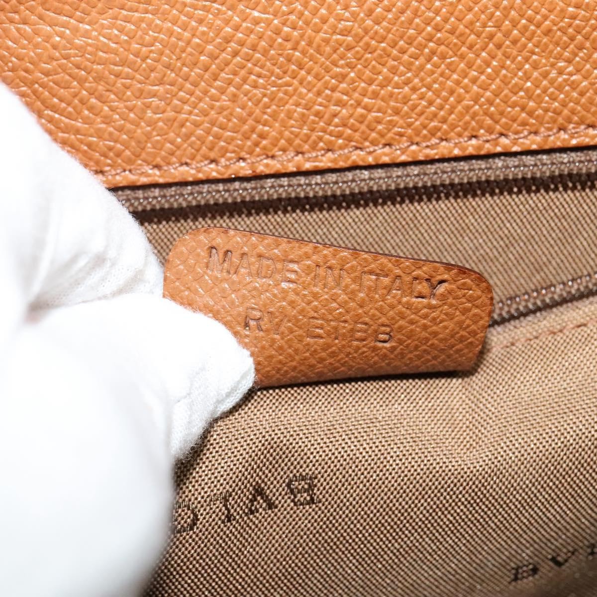 Bvlgari Turnlock Flap Convertible Top Handle Leather, BROWN, LEATHER, Shoulder bag