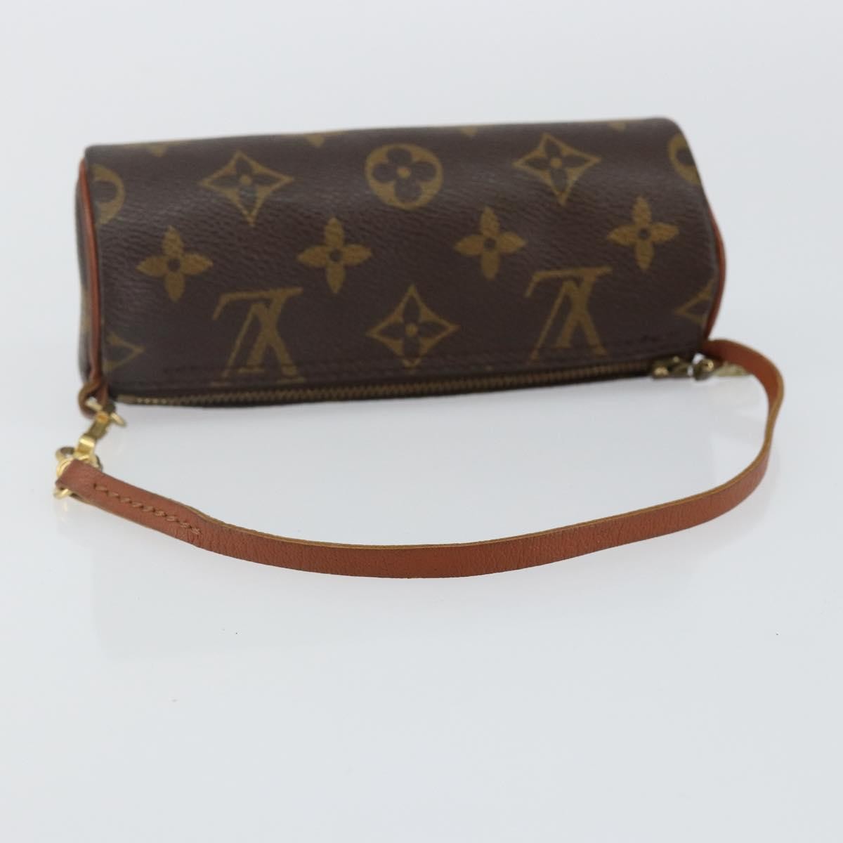 Louis Vuitton Papillon Pochette Monogram Canvas, BROWN, CANVAS, Handbag