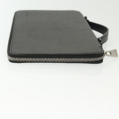 Celine Travel Organizer Leather, BLACK, LEATHER, Clutche & pouche