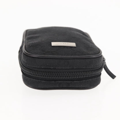 Gucci GG canvas pouch Canvas, BLACK, CANVAS, Clutche & pouche