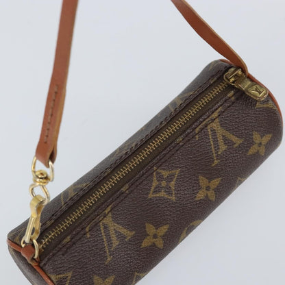 Louis Vuitton Papillon Pochette Monogram Canvas, BROWN, CANVAS, Clutche & pouche