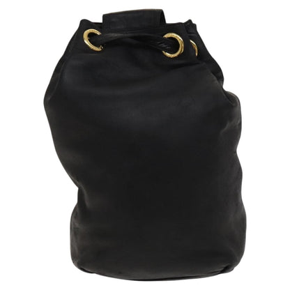Loewe Vintage Shoulder Bag Leather, BLACK, LEATHER, Shoulder bag