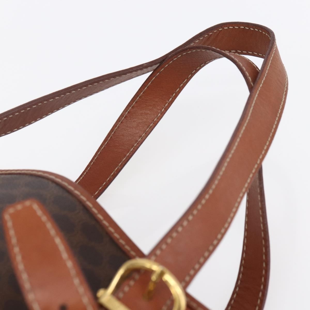 Celine Vintage Macadam Tote bag Canvas, BROWN, CANVAS, Tote bag