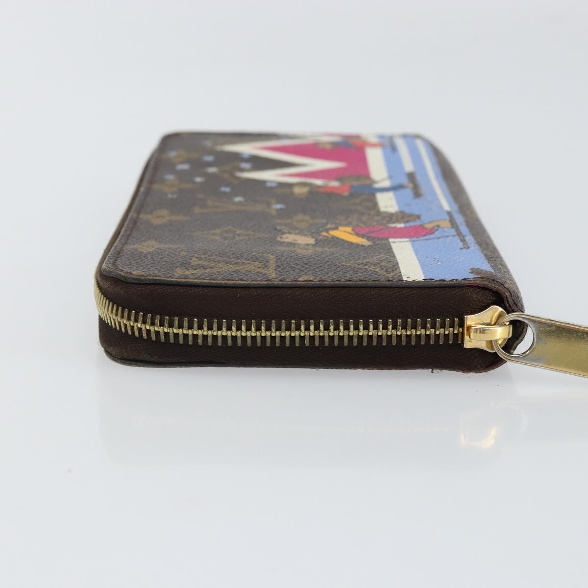 Louis Vuitton Zippy wallet Canvas, BROWN, CANVAS, Wallets