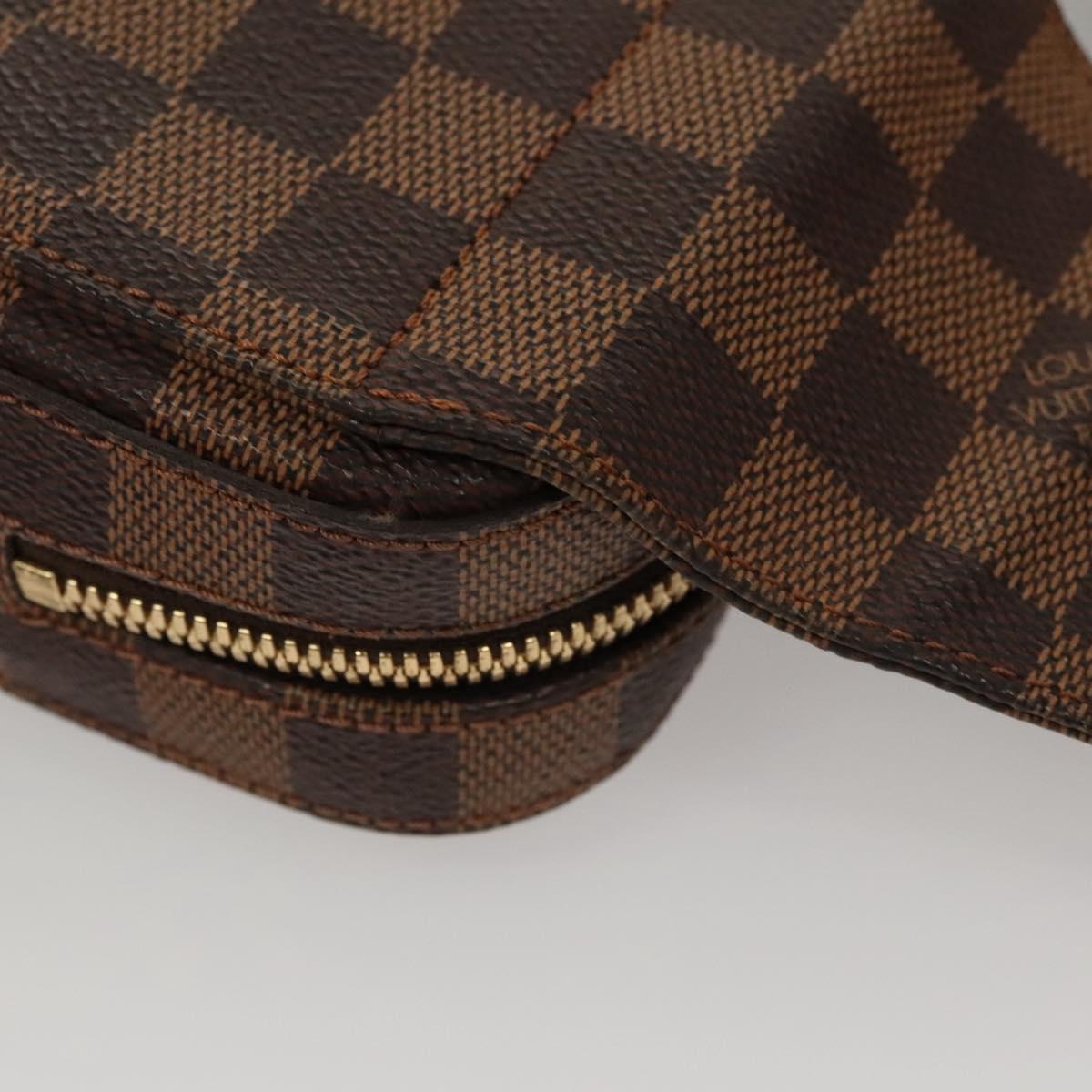 Louis Vuitton Geronimos Waist Bag Damier, BROWN, CANVAS, Travel bag