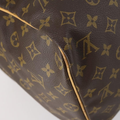 Louis Vuitton Sac Souple Handbag Monogram Canvas, BROWN, CANVAS, Travel bag