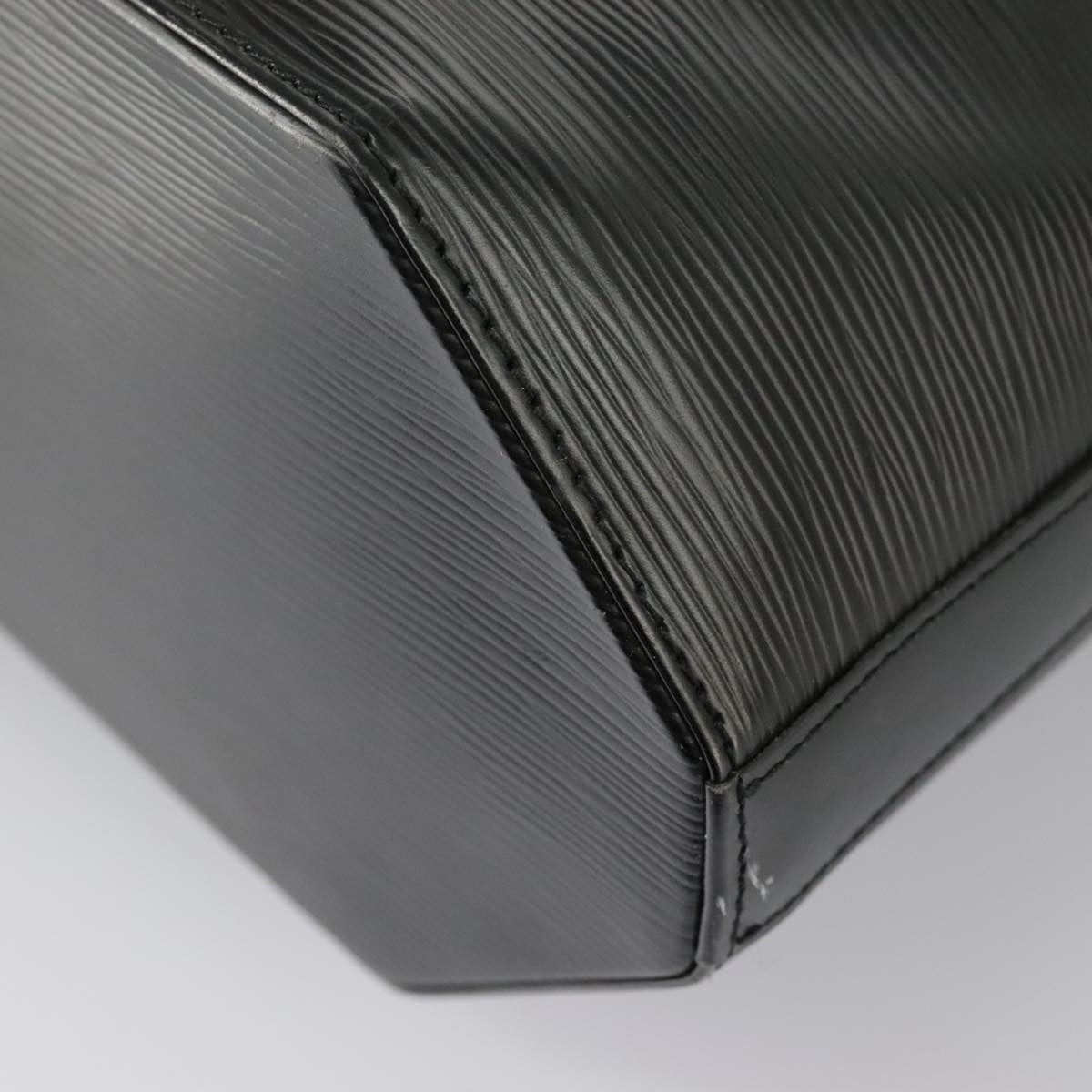 Louis Vuitton Vintage Sac d'Epaule Handbag Epi Leather, BLACK, LEATHER, Handbag