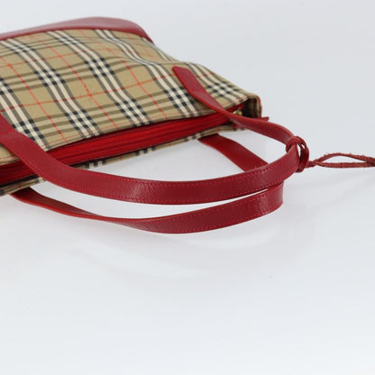 Burberry Nova Check Handbag Nova Check Canvas, BEIGE, CANVAS, Handbag