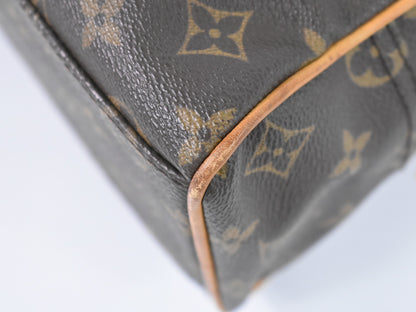 Louis Vuitton Manhattan Handbag Monogram Canvas, BROWN, CANVAS, Handbag