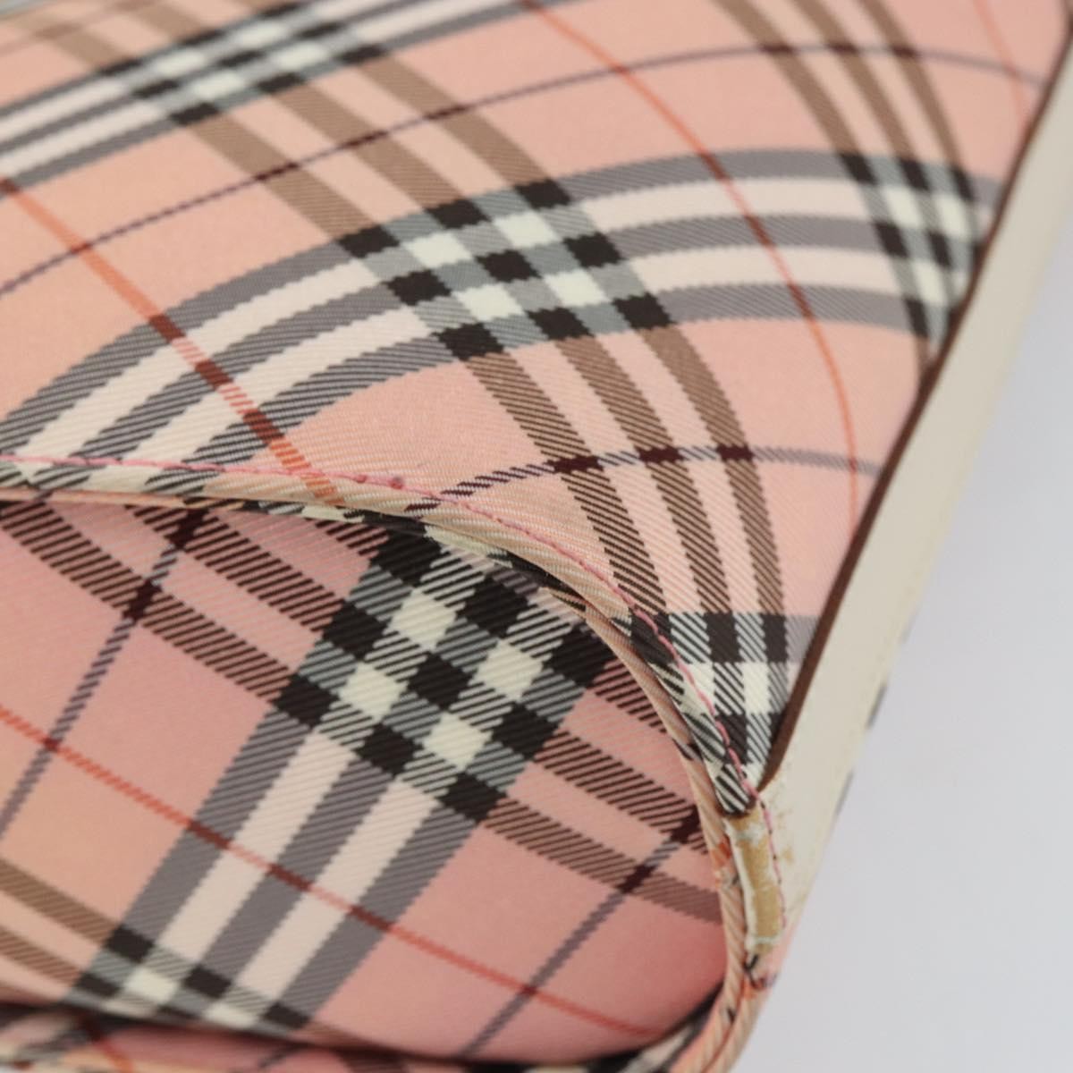 Burberry Nova check Shoulder bag Canvas, PINK, CANVAS, Shoulder bag