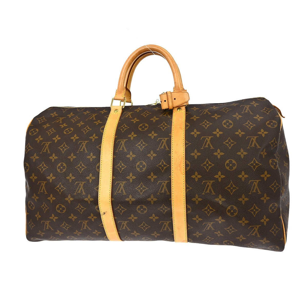 Louis Vuitton Keepall Bag Monogram Canvas, Brown, Canvas, Travel Bag