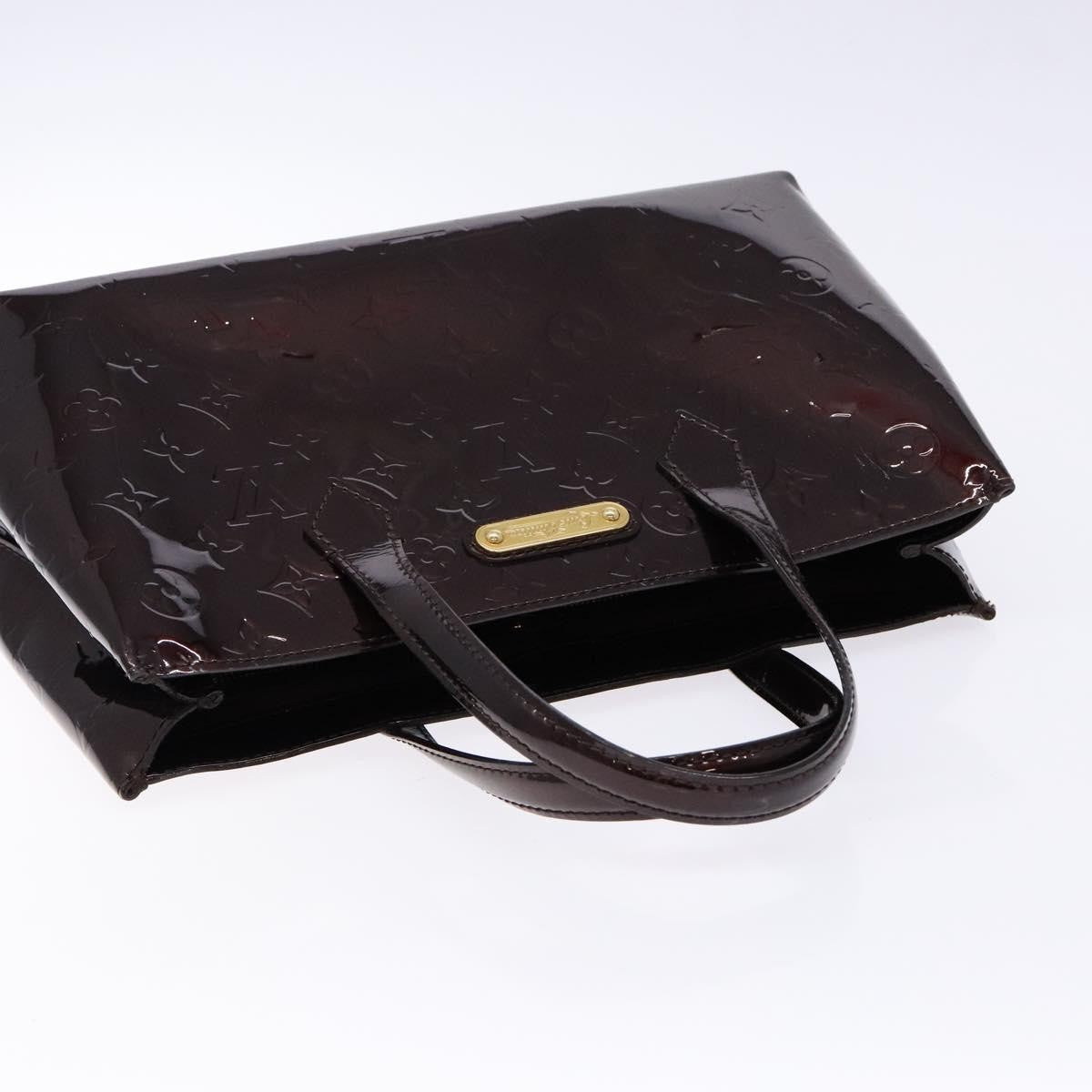 Louis Vuitton Wilshire Handbag Monogram Vernis, BURGUNDY, PATENT_LEATHER, Handbag