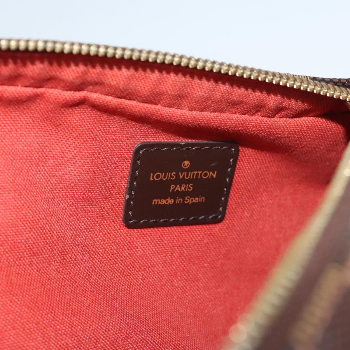 Louis Vuitton Geronimos Waist Bag Damier, BROWN, CANVAS, Travel bag