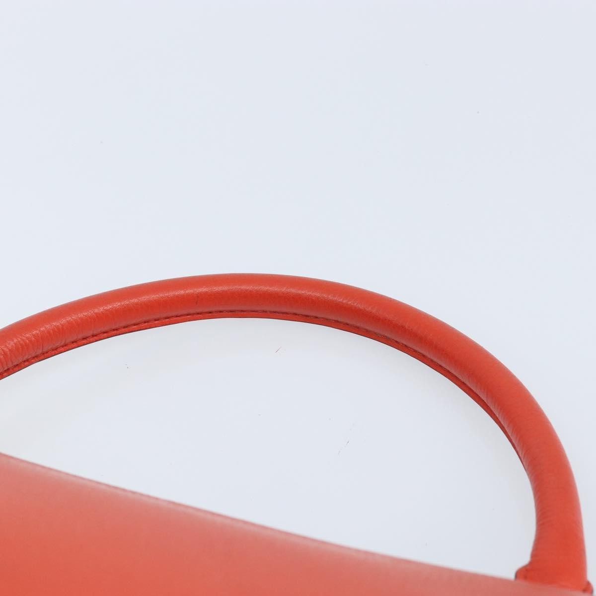 Celine Trapeze Bag Leather with Suede, Orange, Leather, Handbag