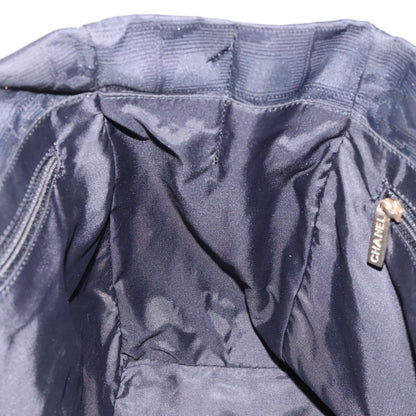 Chanel Travel Line Tote Nylon, BLACK, NYLON, Travel bag