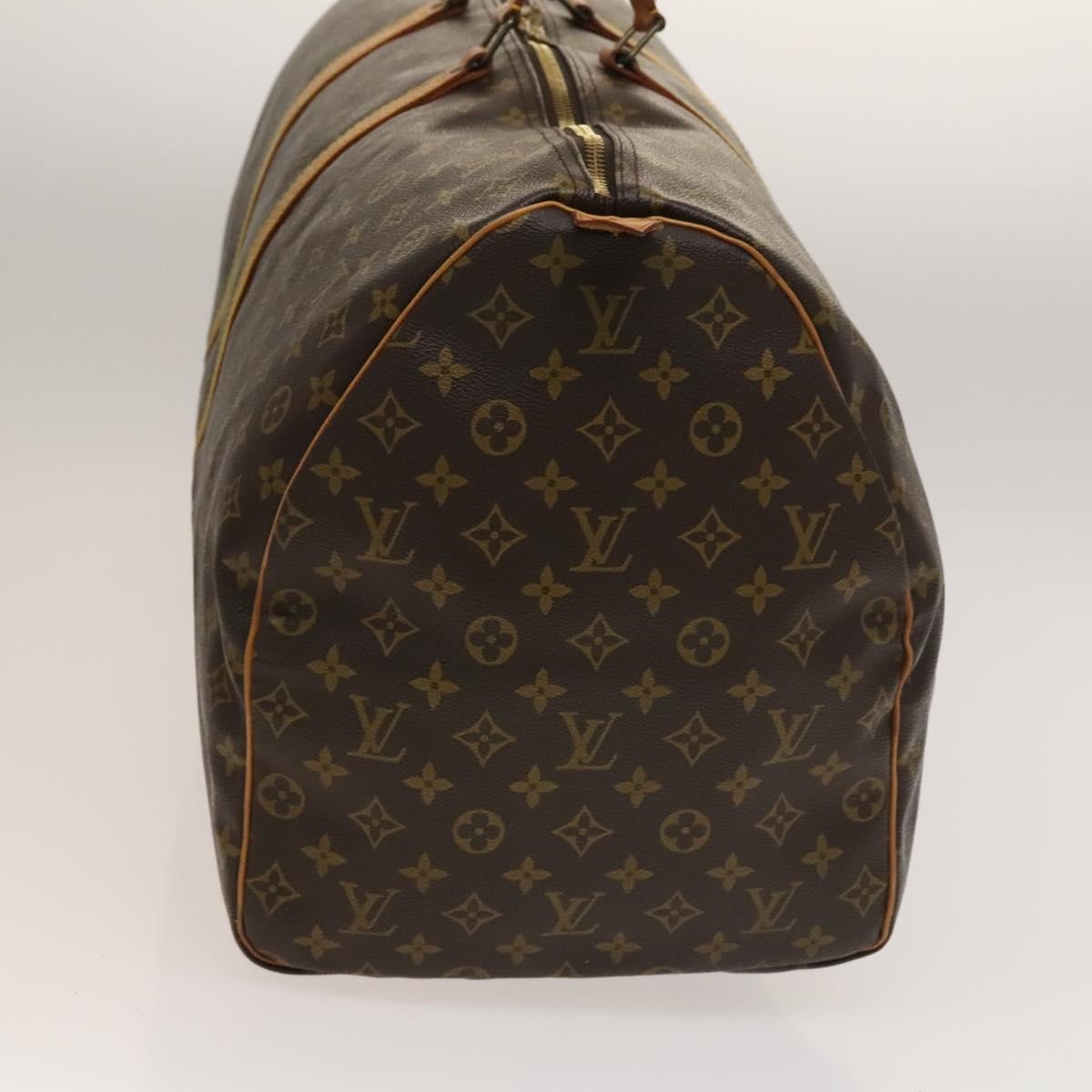 Louis Vuitton Keepall Bag Monogram Canvas, BROWN, CANVAS, Travel bag