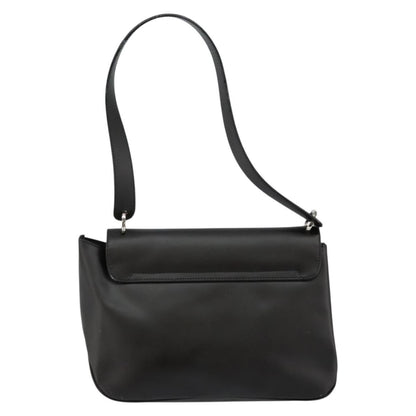 Salvatore Ferragamo Vala Shoulder Bag Leather, BLACK, LEATHER, Shoulder bag